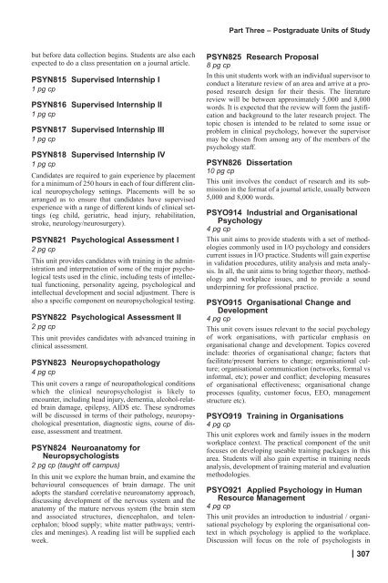 Print PG 1-lots - Macquarie University Handbooks