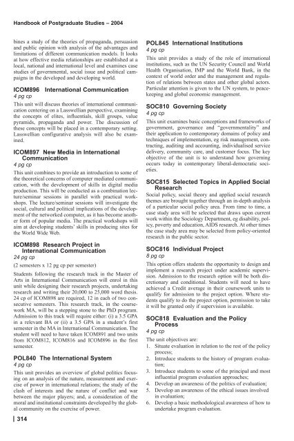 Print PG 1-lots - Macquarie University Handbooks