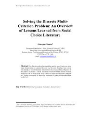 Solving the Discrete Multi- Criterion Problem: An Overview of ...