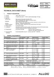 TECHNICAL DATA SHEET (Stone) - Golvshop.se