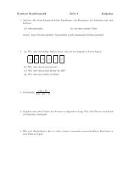 Kurztest Kombinatorik Serie 2 Aufgaben - gxy.ch