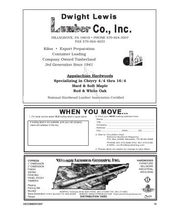 Dwight Lewis Co., Inc. - Miller Publishing Corporation