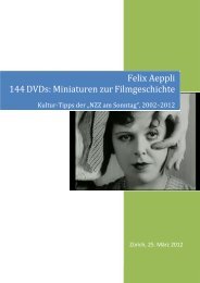 144 DVDs: Miniaturen zur Filmgeschichte