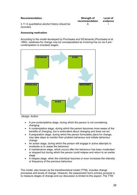 Chapter 3 Screening, assessment and treatment planning - Alcohol