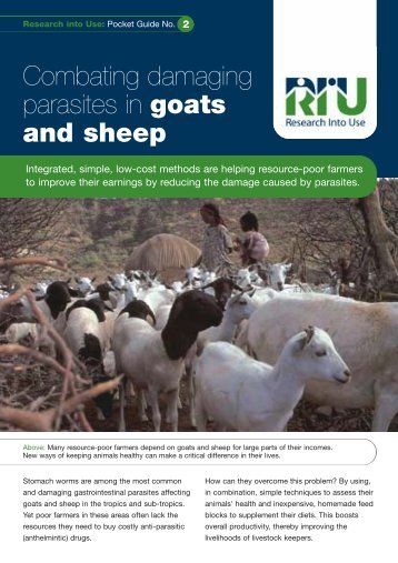 2 Combating damaging parasites in goats and sheep RIU Pocket ...