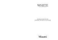 schema montaggio copertina WHITE.ai - MINOTTI