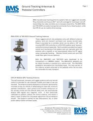 Tracking Antennas Summary - Broadcast Microwave Services
