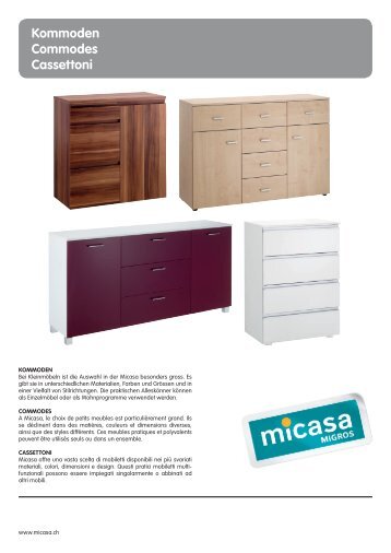 Kommoden Commodes Cassettoni 4 - Micasa