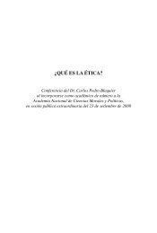 ¿qué es la ética? - Academia Nacional de Ciencias Morales y Políticas