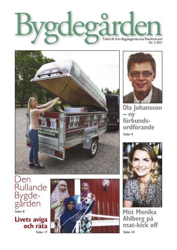 Tidning 3/ 2011 - BygdegÃ¥rdarnas RiksfÃ¶rbund