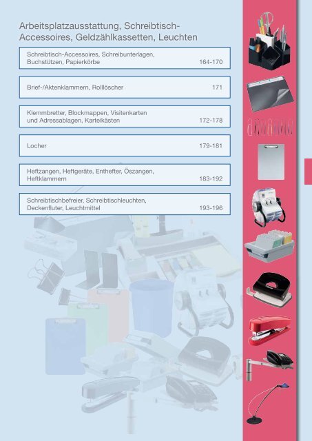 Arbeitsplatzausstattung, Schreibtisch- Accessoires - Medea