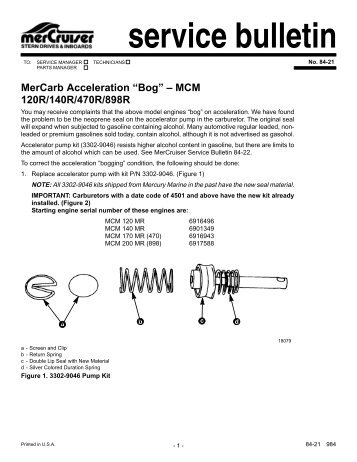 service bulletin - BoatFix.com