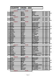 File Pdf - Elenco corse Gruppo Podistico Avis ForlÃ¬