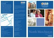 North Merchiston Brochure - Four Seasons Health Care
