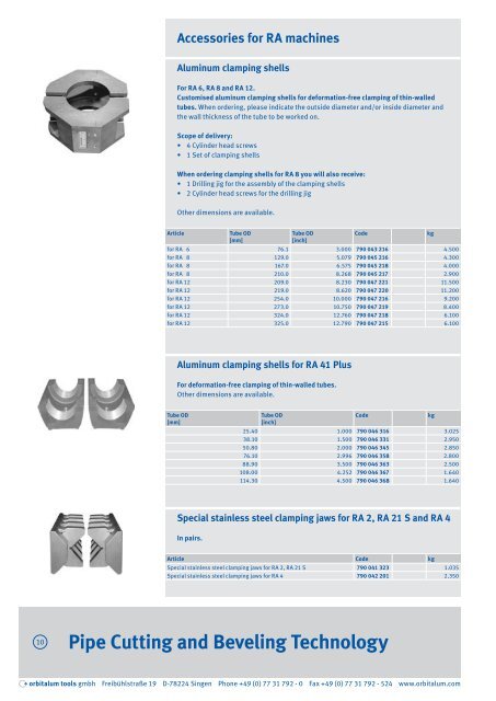 Pipe End Preparation Technology