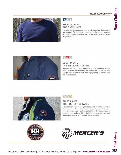 Mercer's 2015/2015 Product Catalogue
