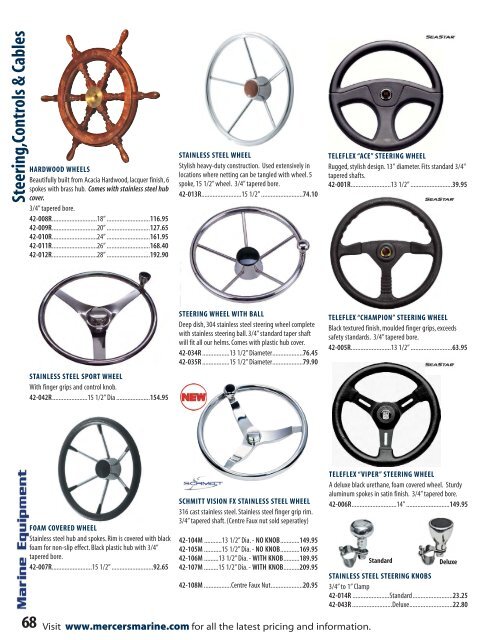 Mercer's 2015/2015 Product Catalogue