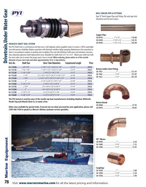 Mercer's 2015/2015 Product Catalogue