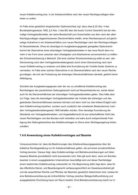 AUSGLIEDERUNGSHANDBUCH - Bundesministerium für Finanzen