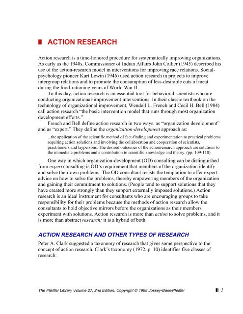 A A Aza A As Action Research
