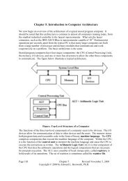 Chapter 5: Introduction to Computer Architecture - Edwardbosworth ...