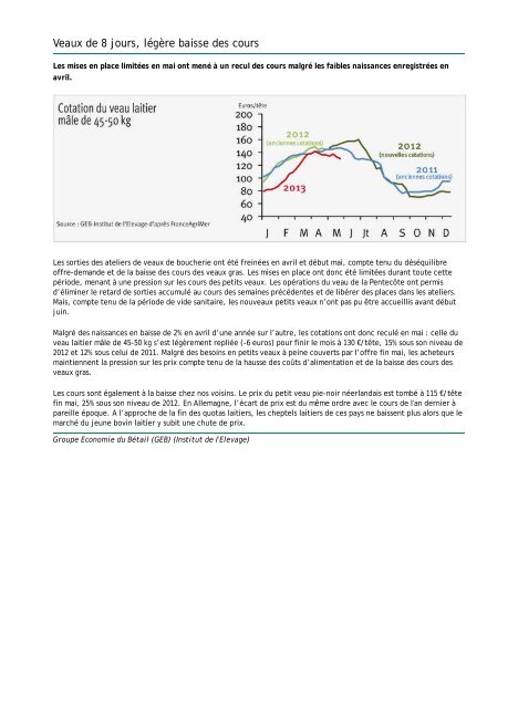 France, les cours des jeunes bovins repartent à la hausse