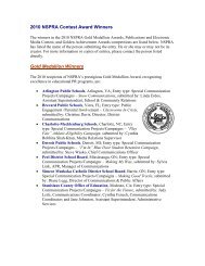 2010 NSPRA Contest Award Winners - National School Public ...