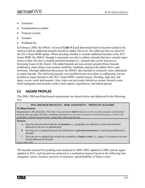 Guam Hazard Mitigation Plan - Western States Seismic Policy Council