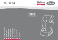 KIDFIX 15 - 36 kg - Britax RÃ¶mer