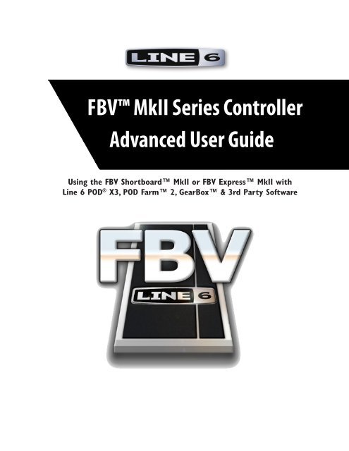 Line 6 FBV MkII Advanced User Guide, English (Rev. 2)