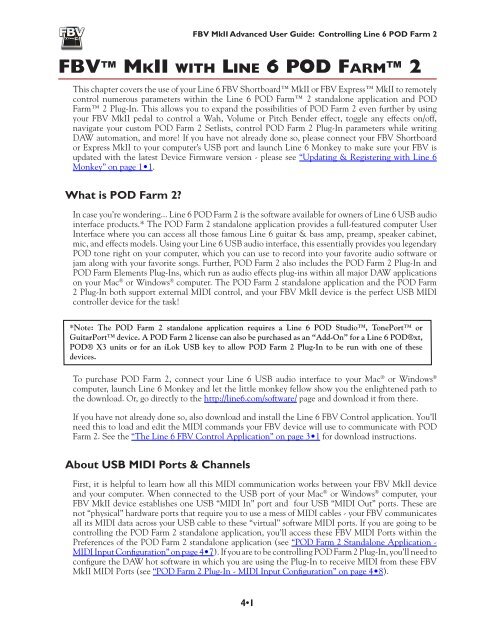 Line 6 FBV MkII Advanced User Guide, English (Rev. 2)