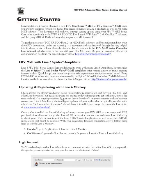 Line 6 FBV MkII Advanced User Guide, English (Rev. 2)