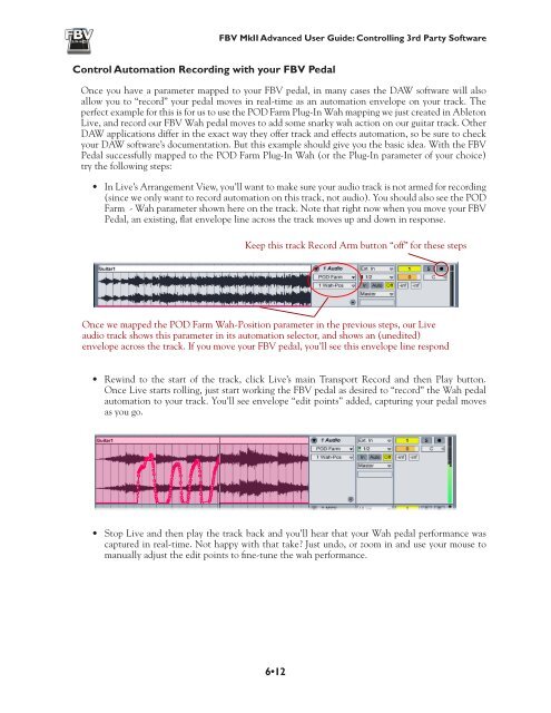 Line 6 FBV MkII Advanced User Guide, English (Rev. 2)