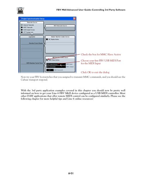 Line 6 FBV MkII Advanced User Guide, English (Rev. 2)