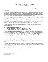 supplemental residency questionnaire - Pierce College