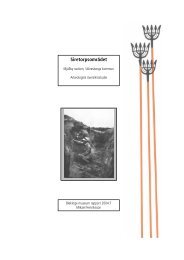 Topografi och fornlämningsbild - Blekinge museum