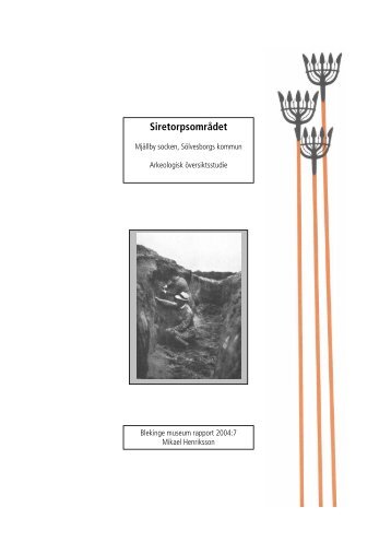 Topografi och fornlämningsbild - Blekinge museum