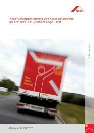 Neue Auftragsbestätigung und neuer Lieferschein der Roto Dach ...