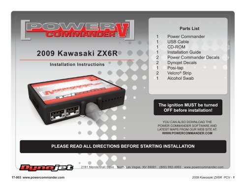 Zx6r 2024 power commander