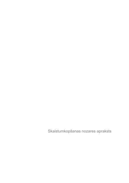 SkaistumkopÅ¡anas nozares apraksts - VIAA