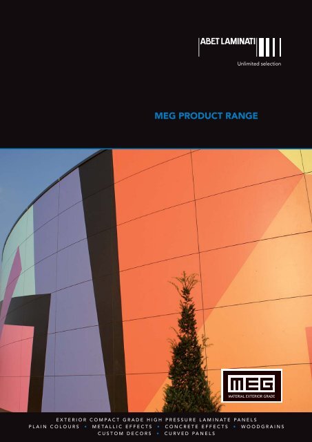 MEG laminate brochure - External Cladding