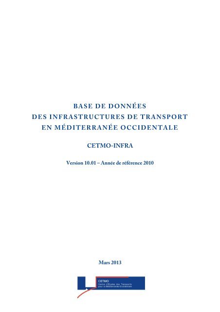 Base de donnÃ©es CETMO-INFRA