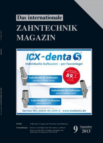 Ausgabe 9/2013 - ZTM aktuell