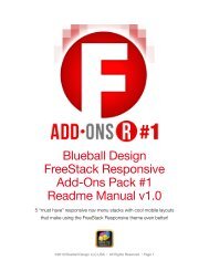 How to use the FreeStack Responsive Add-On ... - Blueball Design