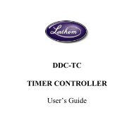 DDC-TC Timer Control - Lathem Time Corporation