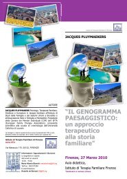 Il Genogramma Paesaggistico: un approccio terapeutico alla storia ...
