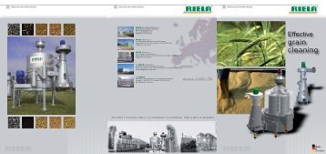 Effective grain cleaning - Riela