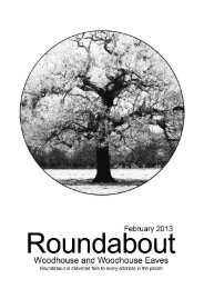 Roundabout - Woodhouse Parish Council