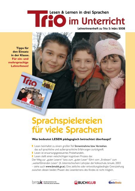 Trio 5 im Unterricht - Schule mehrsprachig