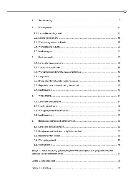 Bredase Vastgoedmarktmonitor 2007 - Gemeente Breda